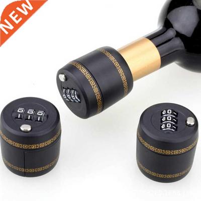 Plastic Bottle Password Lock Combination Lock Wine Stopper V