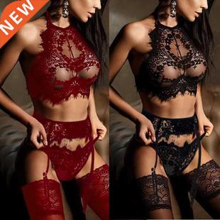 Three-point sling three-piece suit garter sexy lingerie