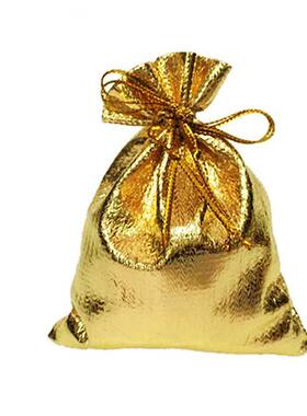 10 Sizes Gold Silver Color Organza Bag Jewelry Packaging