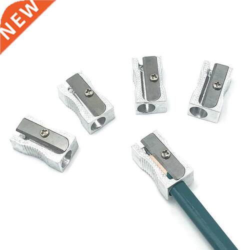 Stainless Steel Pencil Sharpener Stationery Single Hole Meta
