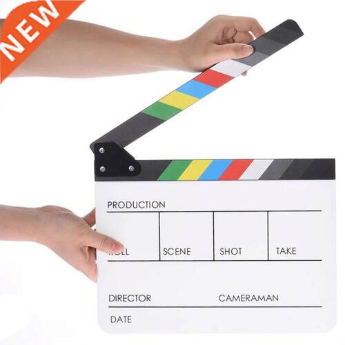 Durable Film Clapper Board Multi-function Colorful Director