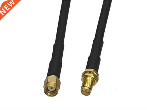 RG58 RP-SMA Male Jack to RP-SMA Female Plug Bulkhead Connect