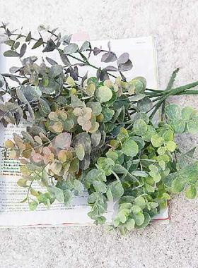 Artificial Plant Eucalyptus Leaves Plastic Green Plants