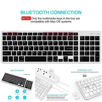 Wireless Keyboard Computer Keyboard Gamer Portable Bluetooth