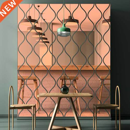 Ellipse 3D DIY Mirror Wall Sticker for Home Living Room