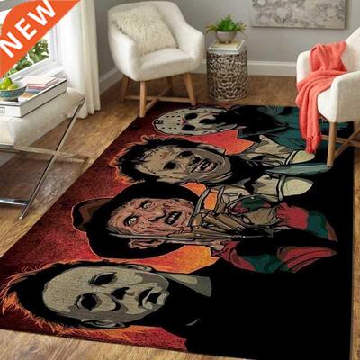 Horror Movie Characters Floor Rugs, Area Soft Rugs Bedroom L