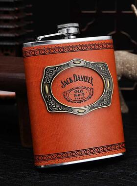 8oz Portable 304 Stainless Whisky Flask for Alcohol Hip Flas
