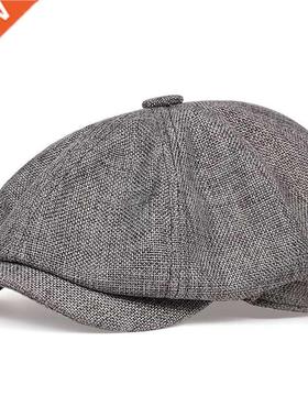 New men's casual newsboy hat spring and autumn thin retr