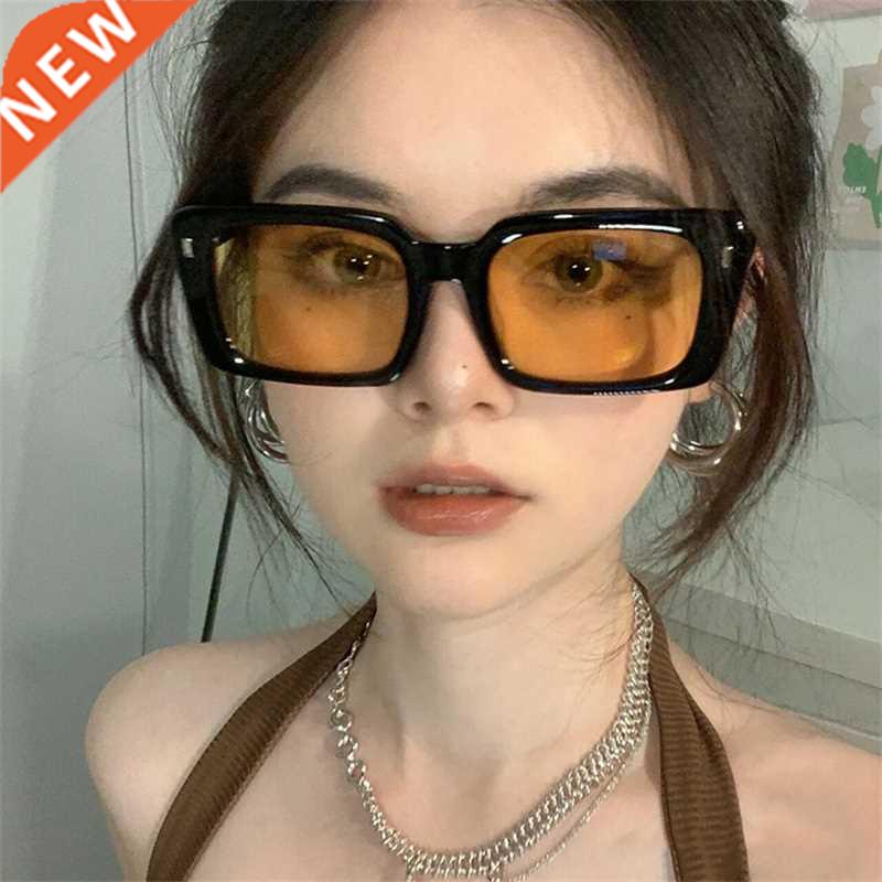 Square Big Frame Women Sunglasses 2021 Fashion Luxury Retro