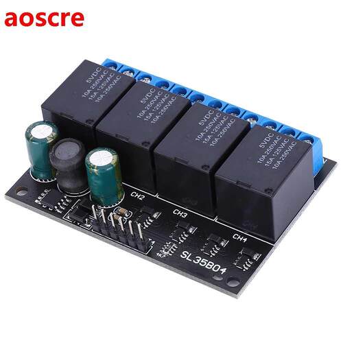 SL35B04 Relay Module Switch 12V 4-Channel Relay Module Bista