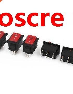 5 Pcs SPDT 2 Position Boat Rocker Switch 3 Pins AC 250V 6A