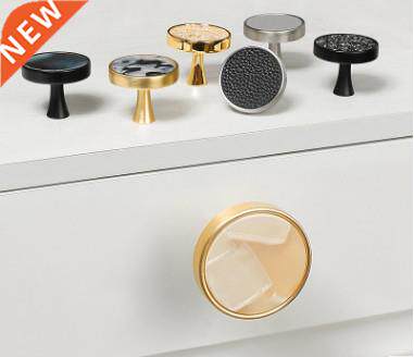 Resin S Cabinet Knob chest pulls Knob single hole Drawer Han