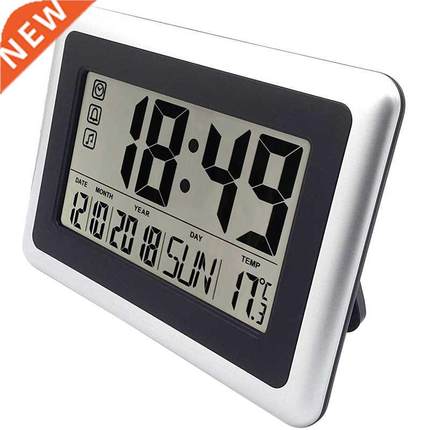 ELEG-Lge Display Digital Wall Clock,Silent Desk Shelf Cloc
