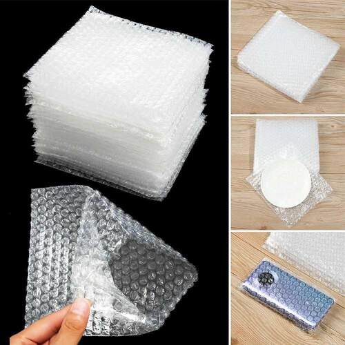 12 szes 50pcs Ar Bubble Wrap Bag Envelope Whte Bubble Foa