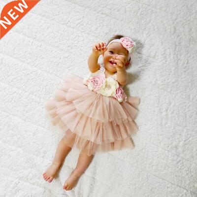 Retail Gorgeous Rhinestone Sashes Girl Evening Dress Baby Gi