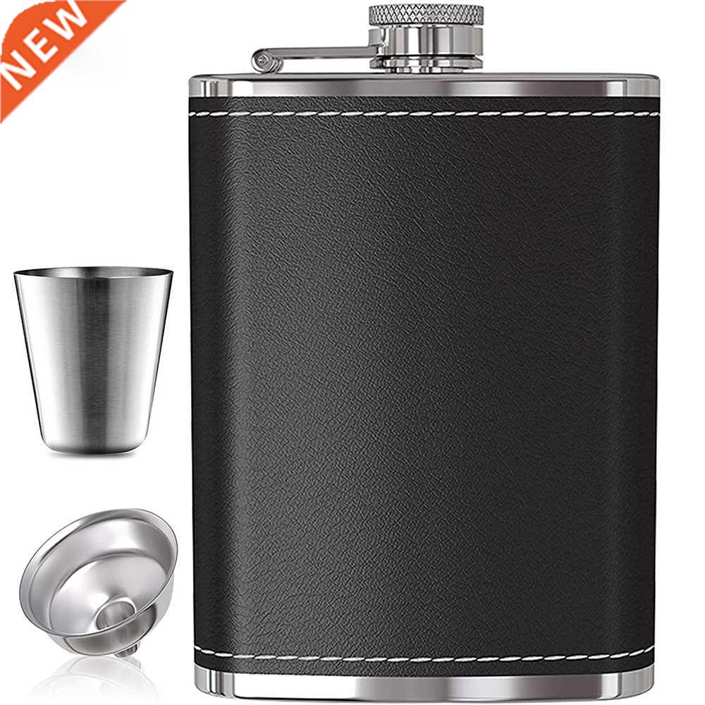 7oz 8oz Portable Stainless Steel Hip Flask Flagon Whiskey Wi