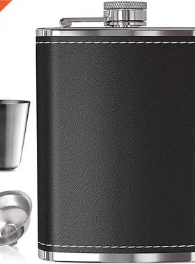 7oz 8oz Portable Stainless Steel Hip Flask Flagon Whiskey Wi