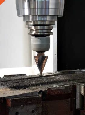 HSS Step Drill Bits Quick Change Two-Flute Spiral Grooved Dr