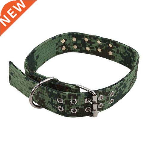 1Pc Camouflage Canvas Material Pet Dog Collar Woods