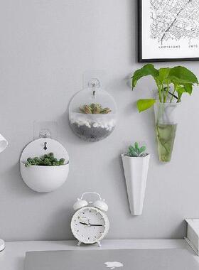Wall Hanging Flower Pot New Nordic Style Wall-mounted Vase