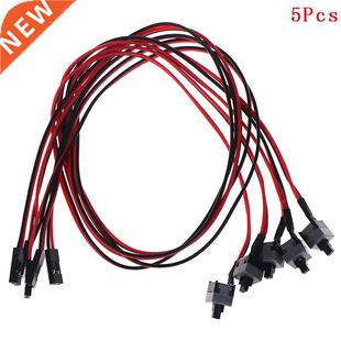 5Pcs PC Computer Mboard Power Cable Switch On/Off/Reset