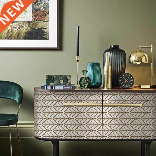 Future Shape Faux-Metallic Wall Sticker Art Wallpaper TV