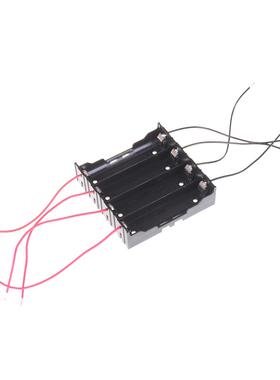 18650 Box Black Batterries Holder Storage Case For 4x 18