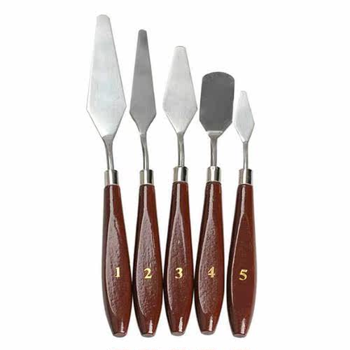 5pcs Spatula Palette Knife Mixing Scraper Set