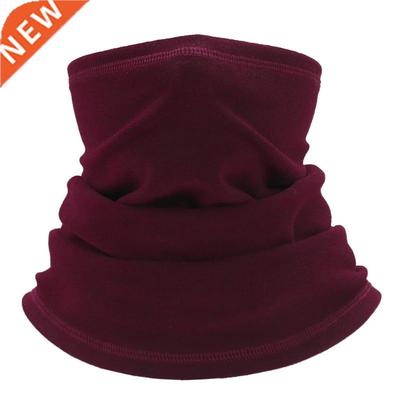 Solid Color Fleece Warm Bandanas Winter Thick Balaclava Magi