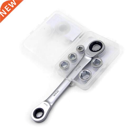 7 In 1 Double Hed Reversible Rtchet Combintion Spnner Se
