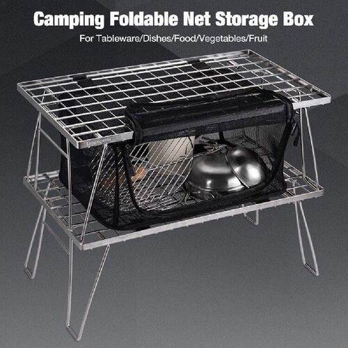 Camping Dry Net Foldable Multifunctional Mesh Storage Bag