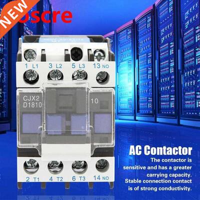 CJX2-1810 AC Contactor High Sensitivity 220V 18A Household a