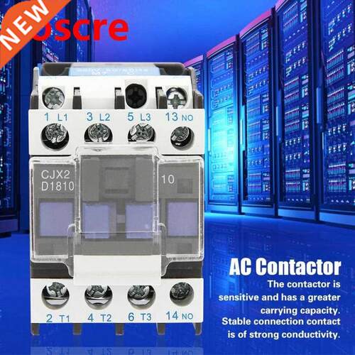 CJX2-1810 AC Contactor High Sensitivity 220V 18A Household a