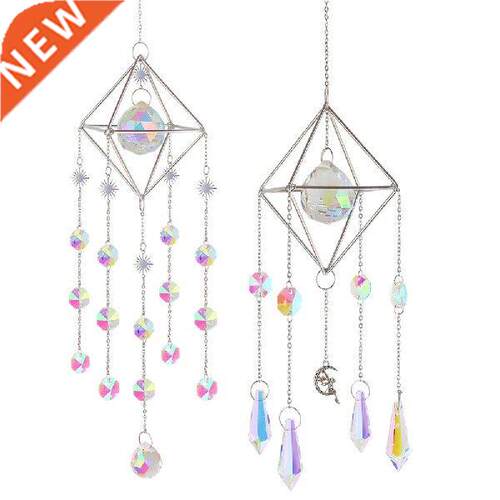 Crystal Windchimes Garden Living Room Color Prism