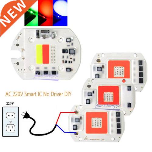 LED COB Chip 20W 30W 50W 220VAC Smart IC No Driver  For L