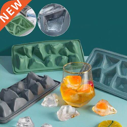 10 hole Stone Silicone Ice Tray Mold Household Irregular
