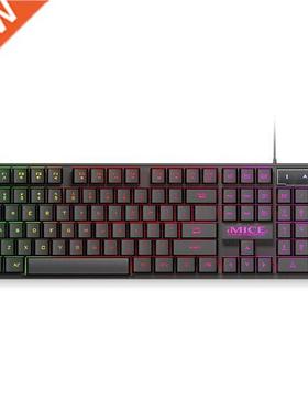 AK-600 Wired Gaming 104-key Mechanical Keyboard RGB Backlit