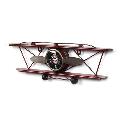 Authentic Creative American retro aircraft clock, living roo