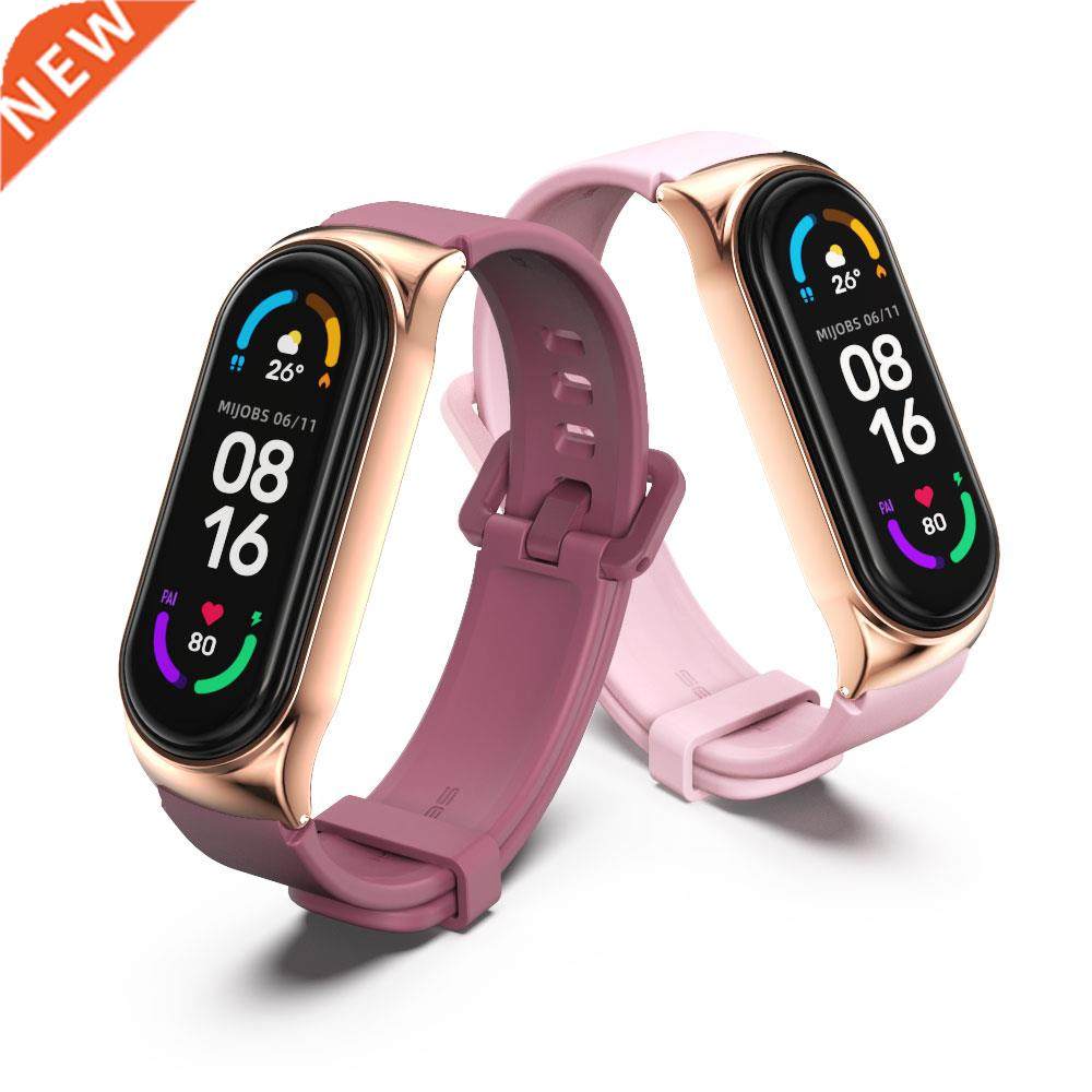 Silicone Straps For Mi Band 7 6 5 4 3 Wristband Bracelet on