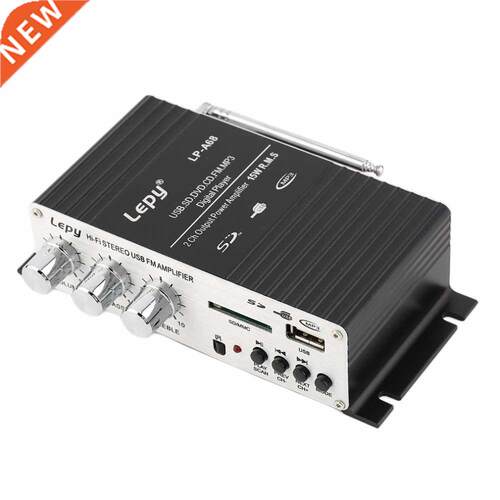 Lepy 12V Car MP3 Hi-Fi Stereo Audio Amplifier Home Auto Moto