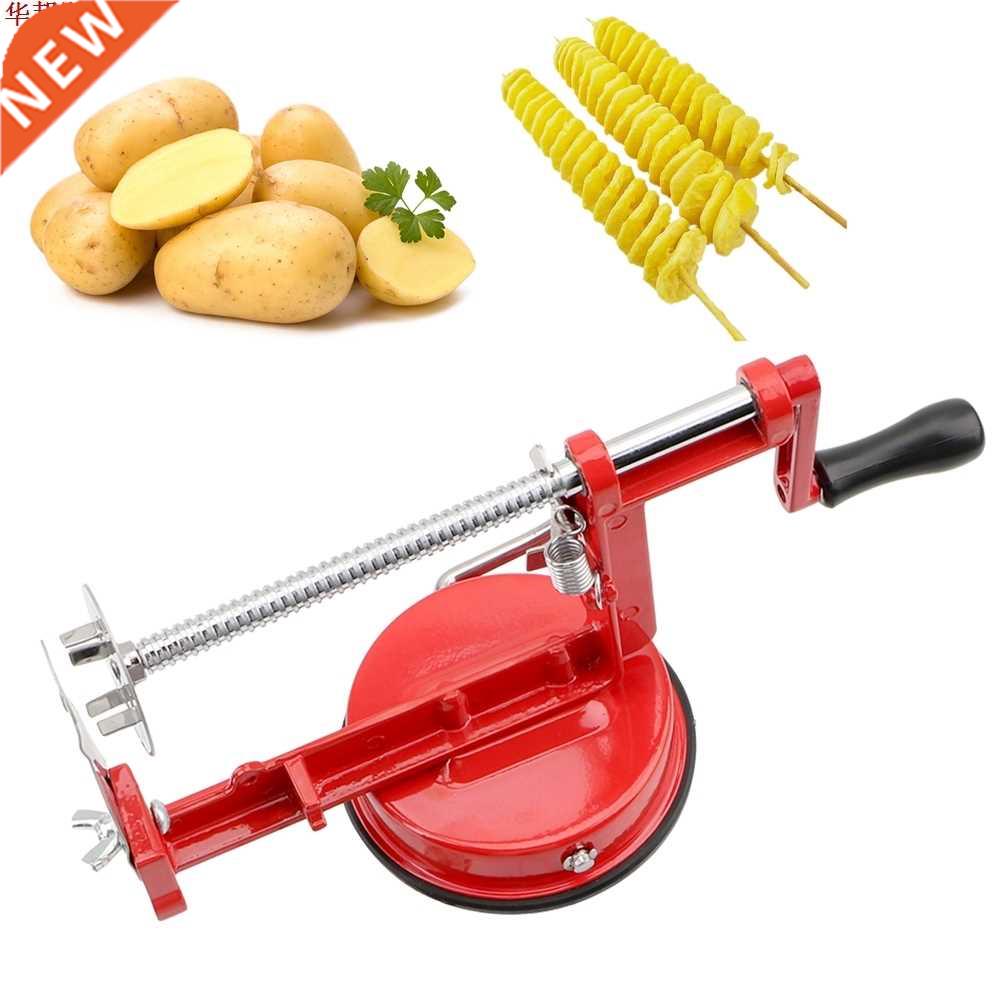 Manual Twisted Potato Apple Slicer Vegetable Spiralizer Stai