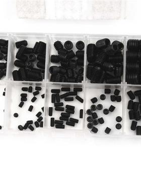 200Pcs 3/4/5/6/8/10 ix Carbon Steel etric Thread Grub Scr