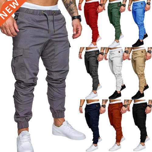 Cargo Pants Men Harem Pants 2021 Casual Multi-Pockets Trouse