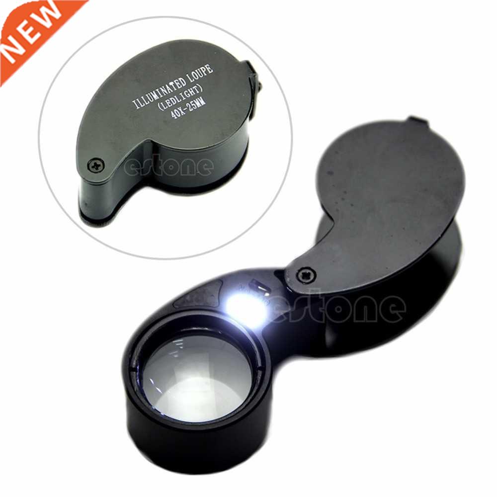40x 25mm Glass Magnifying Magnifier Jeweler Eye Jewelry Loup