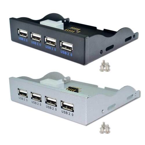 4 Port USB 2.0 Hub USB 2.0 Adapter PC Front Panel Expansion