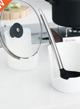 Pan Pot Cover Lid Rack Stand Spoon Holder Strainer Kitchen S