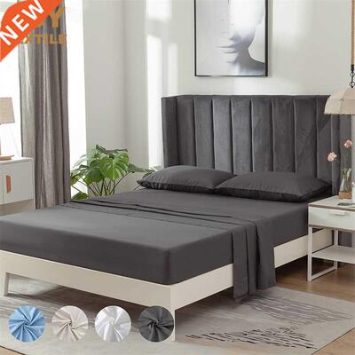 Joy 4Pcs Bedding Set 1800 Thread Count Bed Sheets Queen King