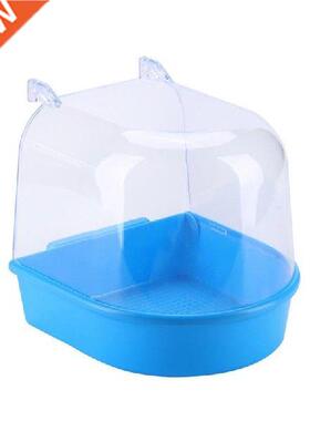 Legendog 1pc Bird Bath Plastic Hanging Bird Parrot Bathtub