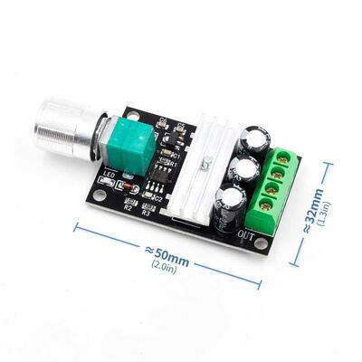 DC 6V 12V 24V 28VDC A 80W PWM Motor Speed Controller Regula
