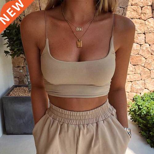 Womens Summer Camis Tanks Tops Sleeveless Cotton Bustier Unp